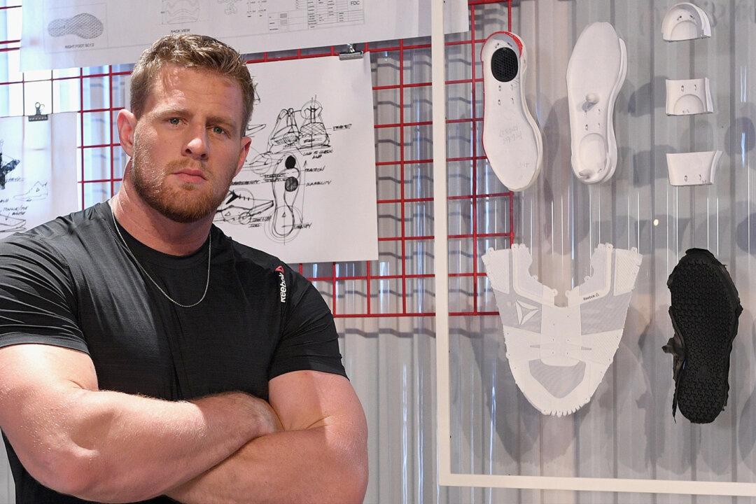 NFL Star J J Watt’s New Camo-Colored ‘Reebok JJ III Valor’ Shoe Honors Granddad Who Fought in Korean War