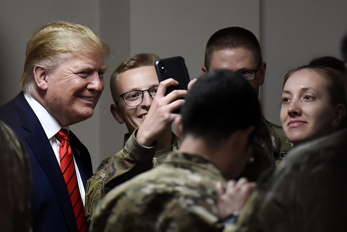 Newsweek Claims Trump Busy ‘Tweeting’ and ‘Golfing’ on Thanksgiving–He Was Visiting Troops in Afghanistan