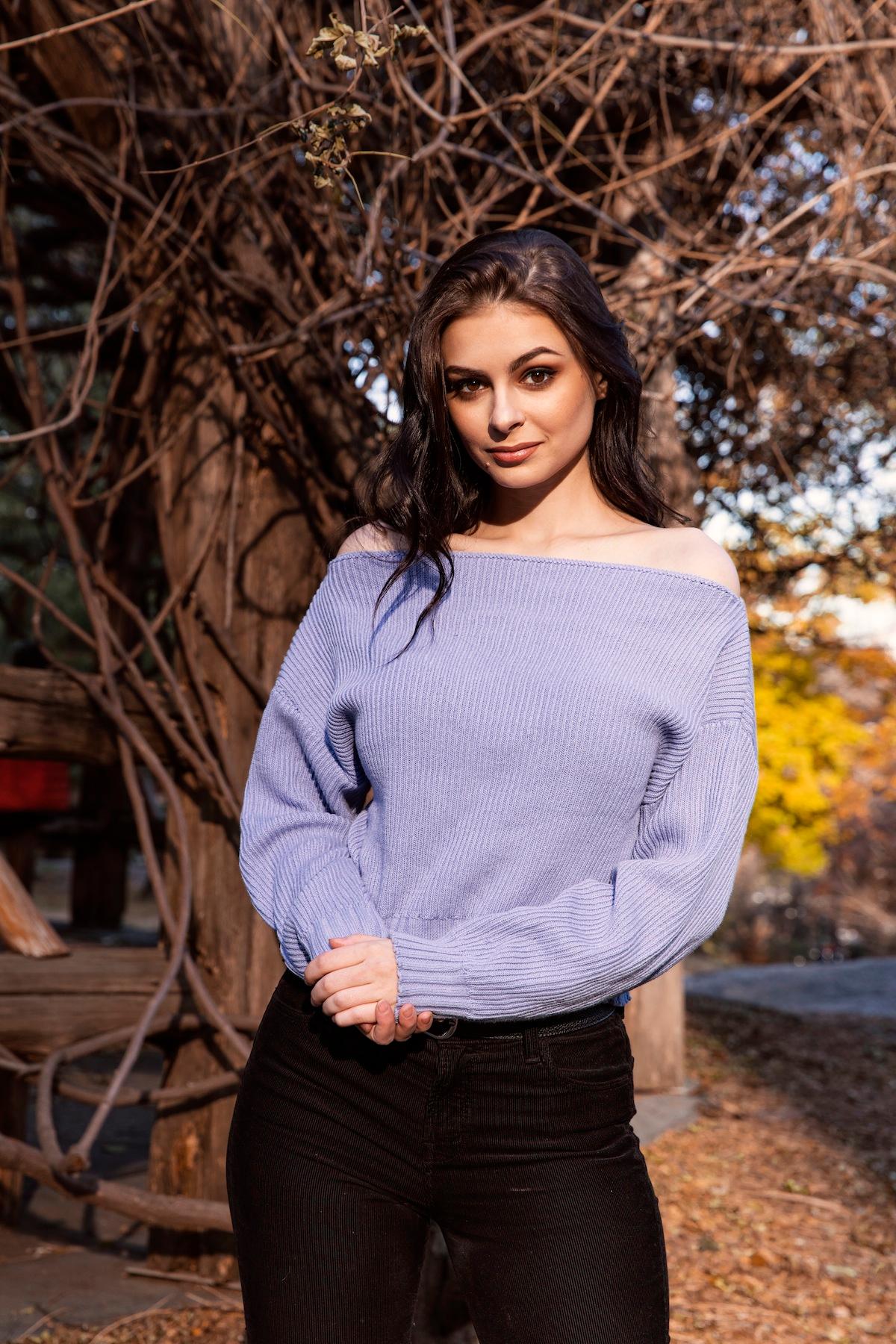Elizabeth Pipko in Central Park, New York City, on Nov. 21, 2019. (The Epoch Times)