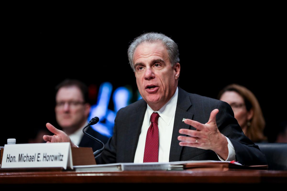 DOJ Watchdog Testifies in Congress About Report on Surveillance of Trump Campaign