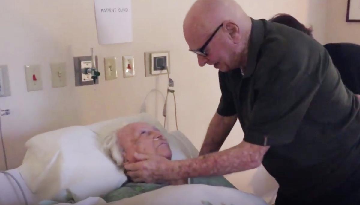 Moving Video Shows 93-Year-Old Man Singing to His Dying Wife of 73 Years in Hospice