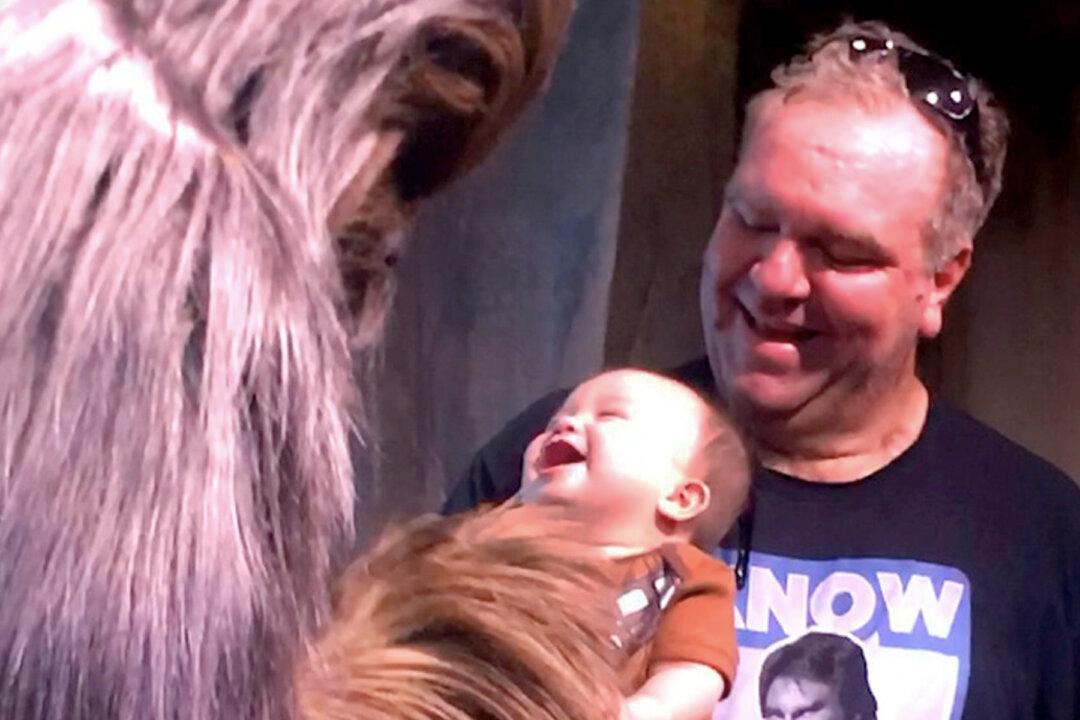 Watch the Tiniest Little Star Wars Fan’s Priceless Reaction on Meeting Chewbacca