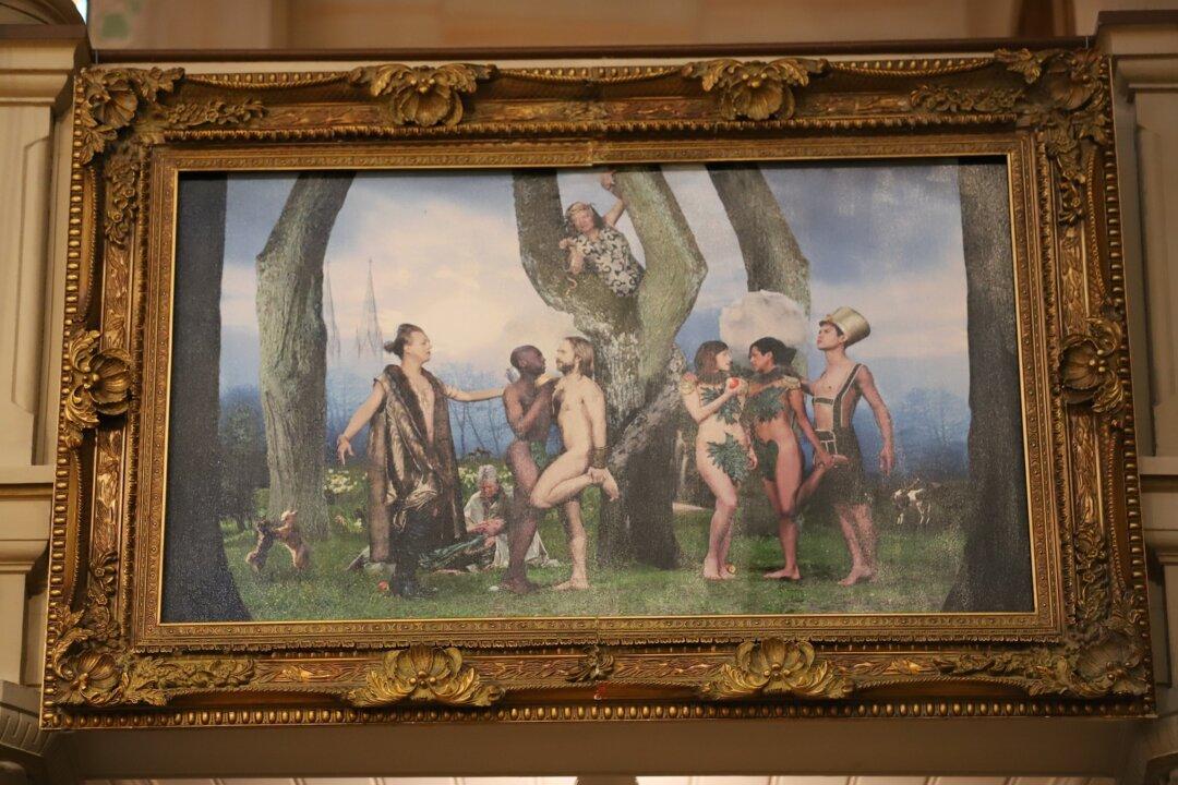 Church Removes Painting Depicting Gay Garden of Eden for Not Being Politically Correct Enough