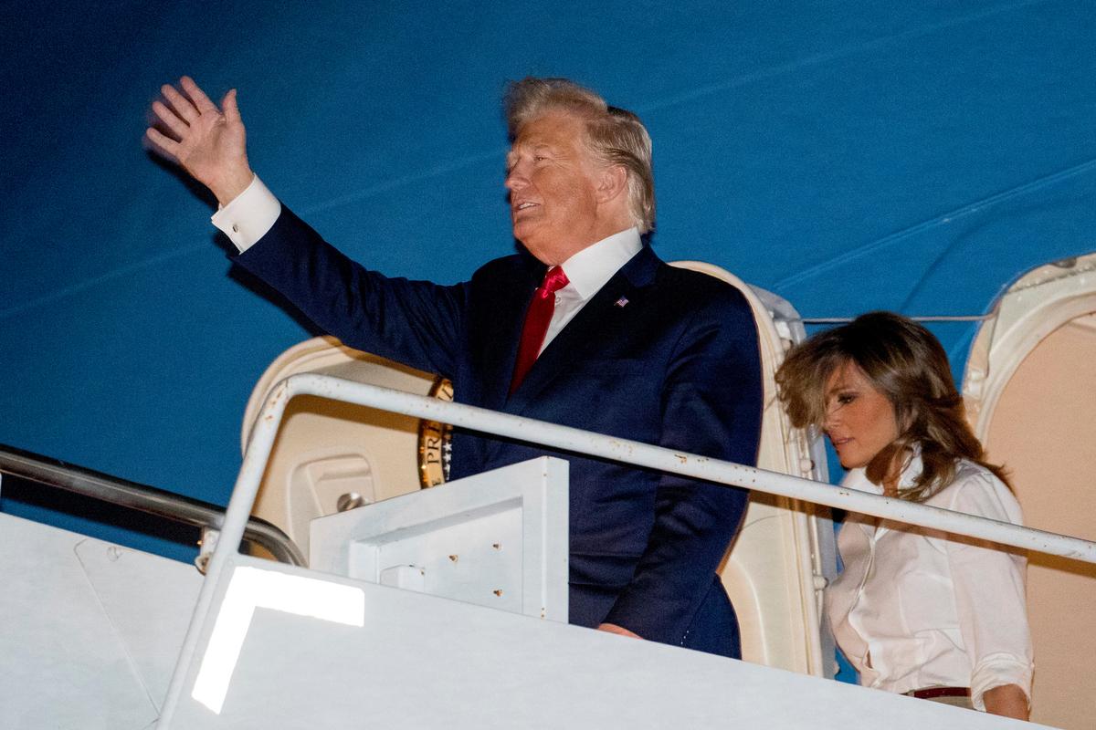 Trump Family Arrives in Florida to Spend Christmas and New Year