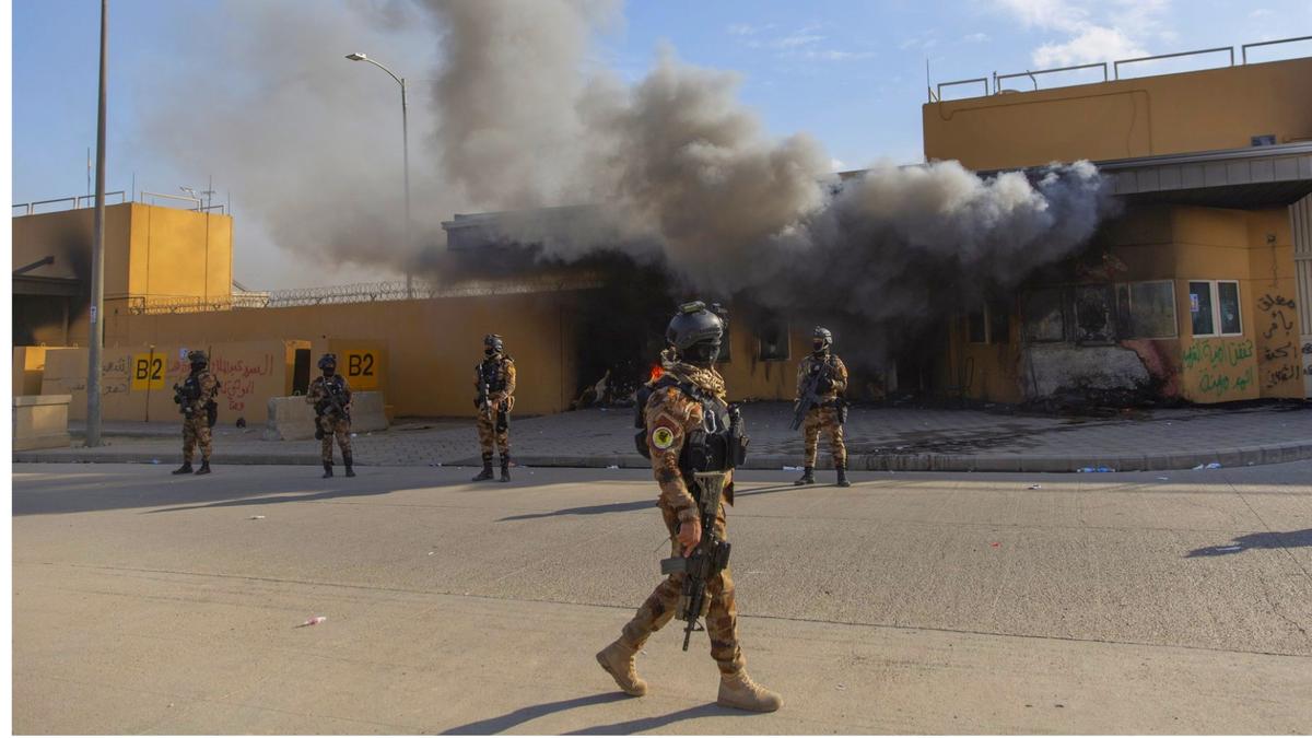 Damage to US Embassy in Baghdad Following Attack Revealed in New Photos