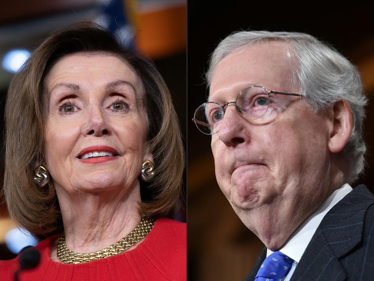 McConnell, Pelosi ‘Respectfully Decline’ Administration’s Offer of Rapid COVID-19 Tests