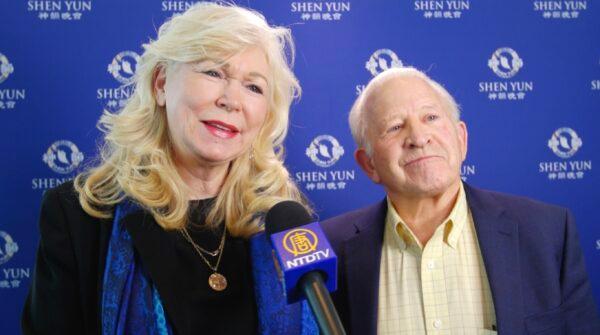 Gloria Hood and David Watson saw Shen Yun Performing Arts at AT&T Performing Arts Center–Winspear Opera House in Dallas, Texas on Jan. 4, 2020. (NTDTV)