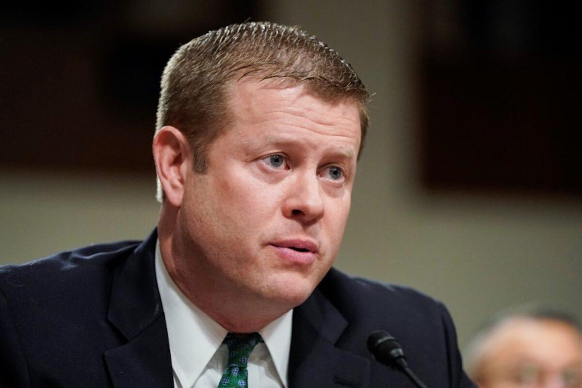 Secretary of the Army Ryan McCarthy testifies to the Senate Armed Services Committee during a hearing examining military housing on Capitol Hill in Washington, D.C., on Dec. 3, 2019. (Joshua Roberts/Reuters)