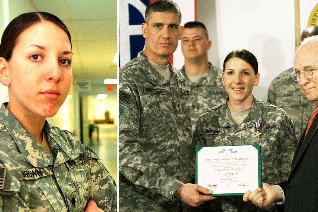 Female Army Medic Who Ran Through a Hail of Bullets to Save 5 Men in Burning Humvee Earns Silver Star