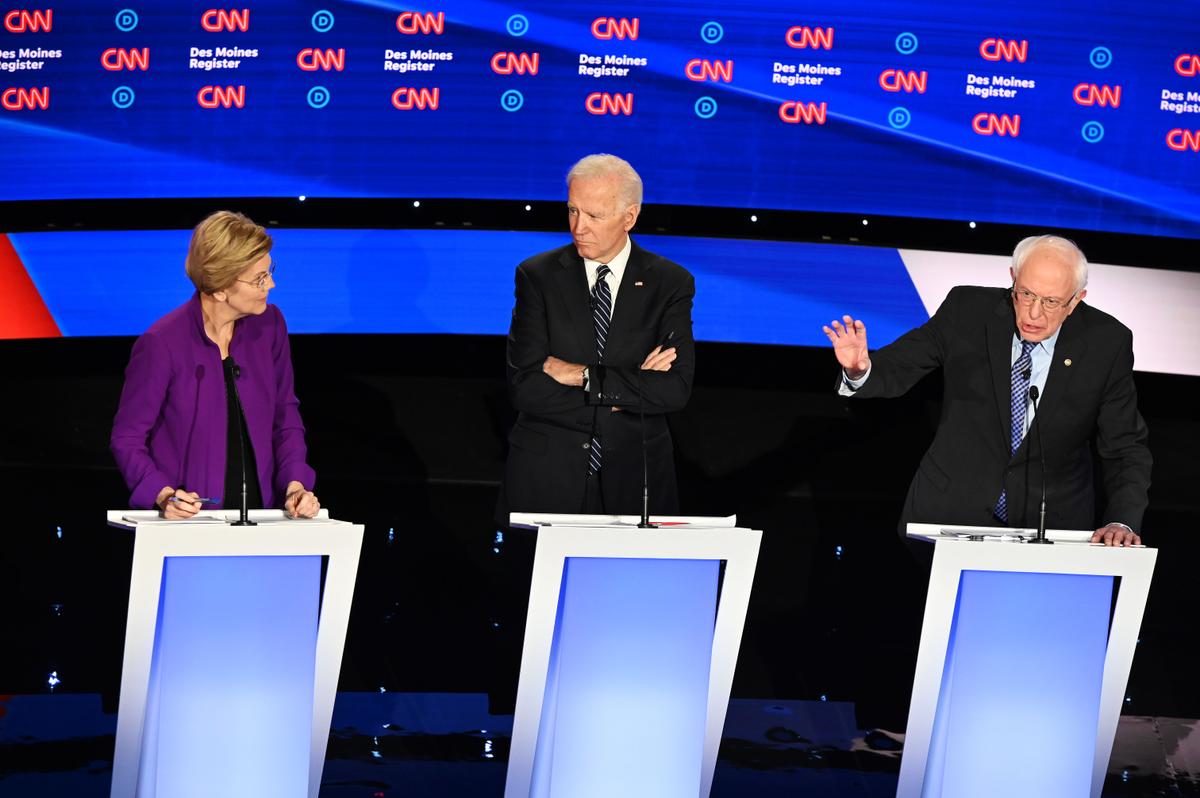 Sanders, Warren Don’t Shake Hands After Contentious Debate