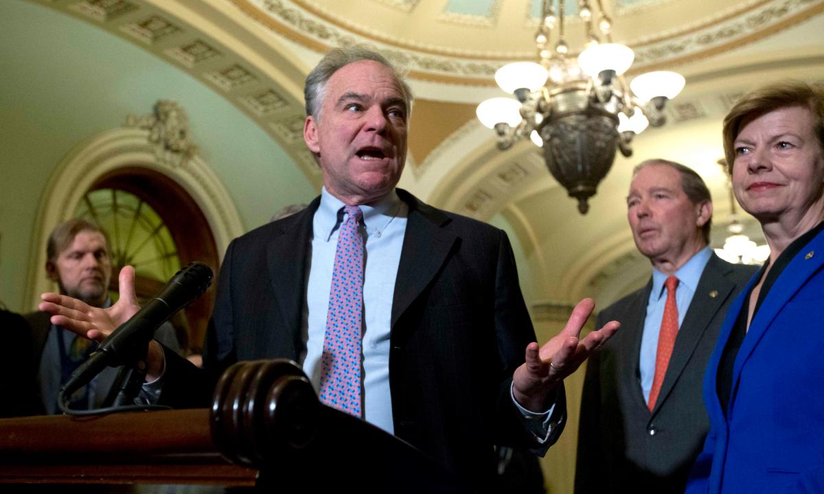 Sen. Tim Kaine Tests Positive for COVID-19 Antibodies
