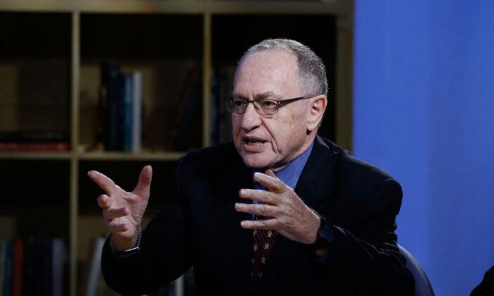Dershowitz Says He Won’t Take Payment for Work on Trump’s Impeachment Defense Team