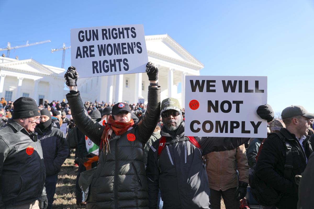 Virginia Gun Rally Ends With One Arrest, Peaceful Demonstrations
