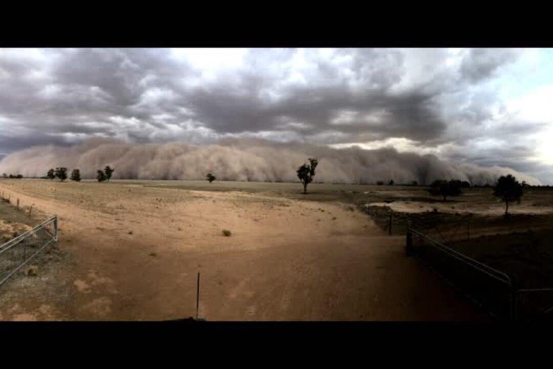 Dust Storms, Floods, Golf Ball-Sized Hail Stones Batter Australia’s East Coast