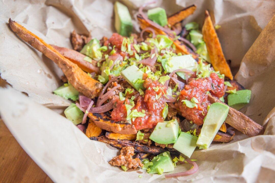 Sweet Potato Fries, Fully Loaded