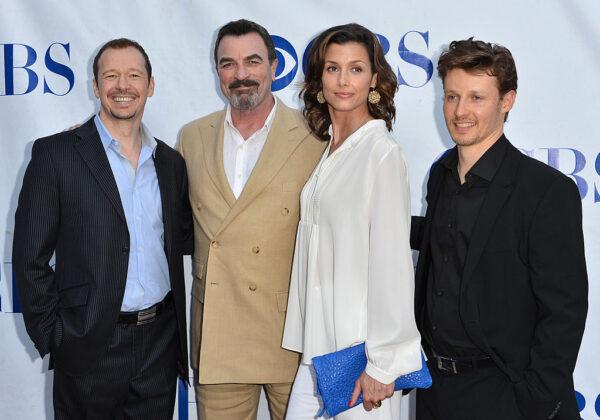 Donnie Wahlberg, Tom Selleck, Bridget Moynahan and Will Estes arrive to a screening and panel discussion of CBS's "Blue Bloods" in North Hollywood, Calif., on June 5, 2012. (Alberto E. Rodriguez/Getty Images)