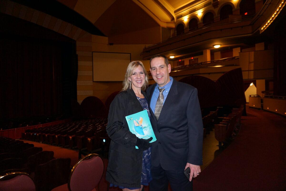Kristine and Joe Haak enjoyed Shen Yun Performing Arts at the Miller High Life Theatre in Milwaukee, Wisconsin, on Feb. 1, 2020. (Nancy Ma/The Epoch Times)
