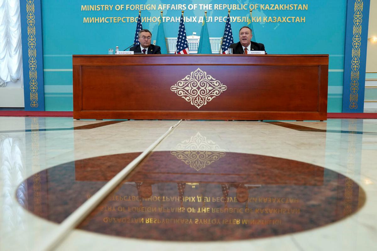 Pompeo, in Kazakhstan, Warns of China’s Growing Reach, Calls for Greater Economic Cooperation