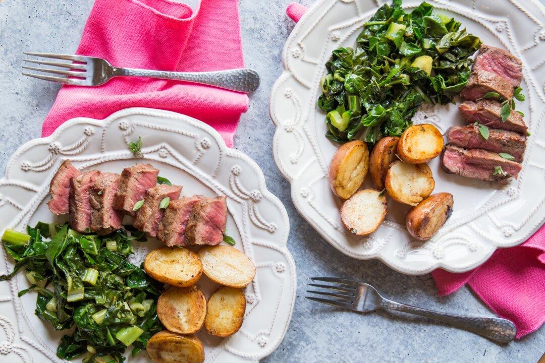 A Steak Dinner for 2, at Home