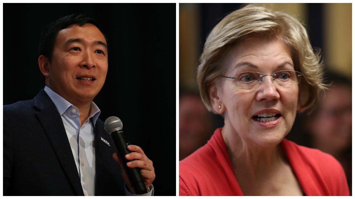 Yang Fires Staffers, Warren Cancels Ad Buys After Iowa Caucuses