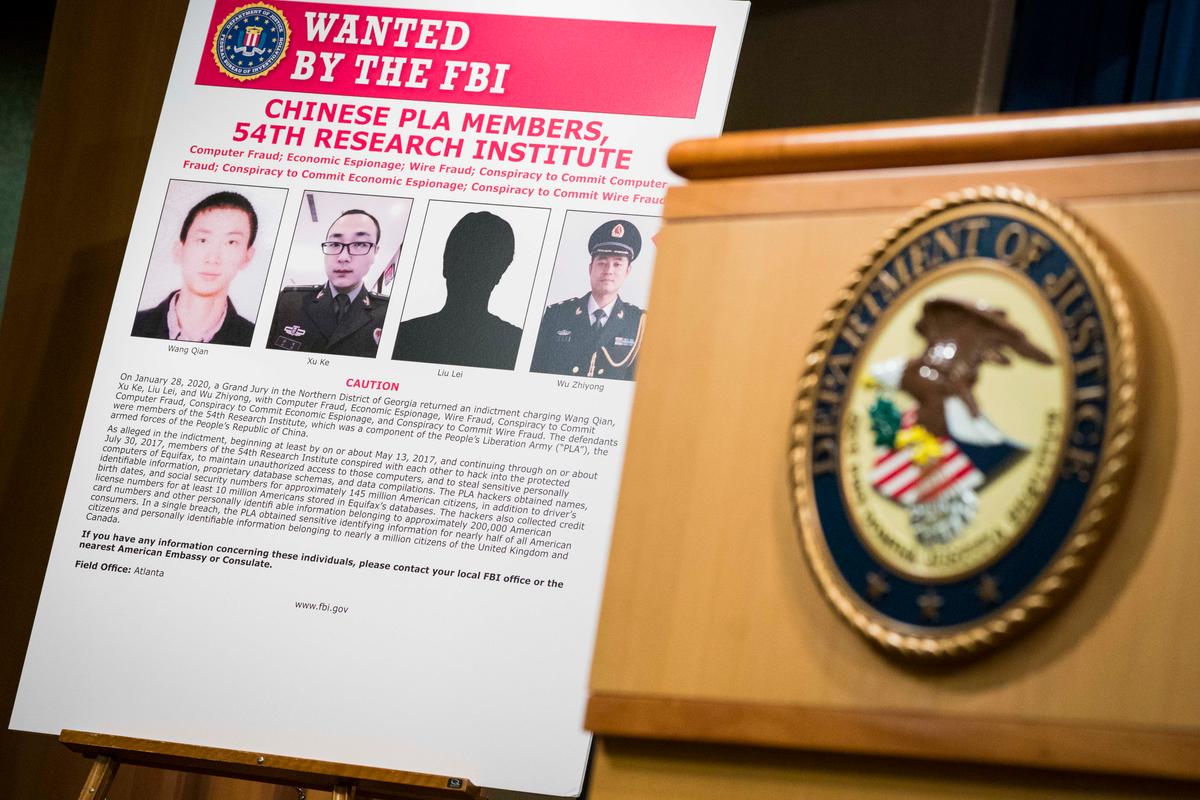 Hackers Indicted in Equifax Breach Are Part of China’s Electronic Warfare Program