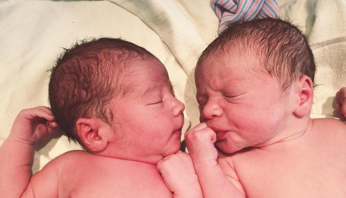 Parents Expecting Twins Opt to Not Learn Baby’s Gender–but They’re Cheering After Birth Reveal