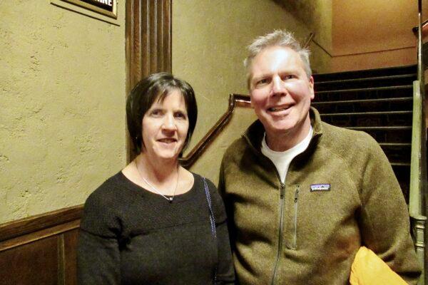 Beverly and Brian Wemple enjoyed Shen Yun Performing Arts at the Flynn Center for the Performing Arts in Burlington, Vermont on Feb. 15, 2020. (De Ping/The Epoch Times)