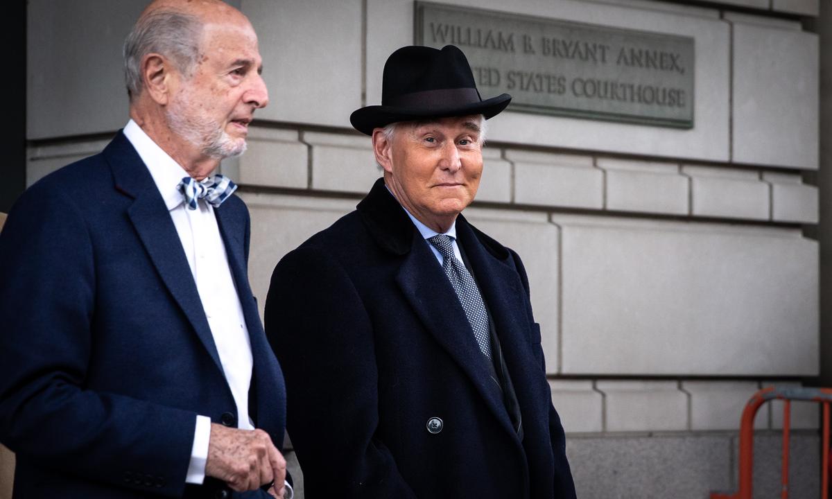 Roger Stone Sentenced to More Than 3 Years in Prison
