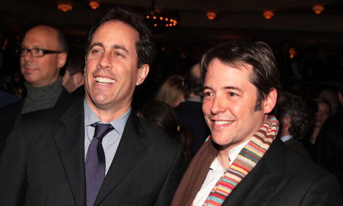 Fan Snaps Photo of Matthew Broderick, Politely Asks ‘Friend’ Jerry Seinfeld to Move Out of the Way