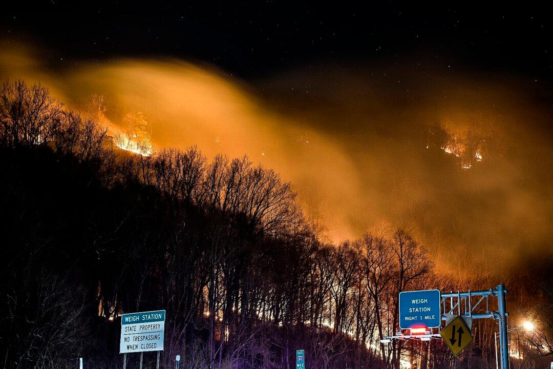 Forest Fire Near I-80, Appalachian Trail Mostly Contained