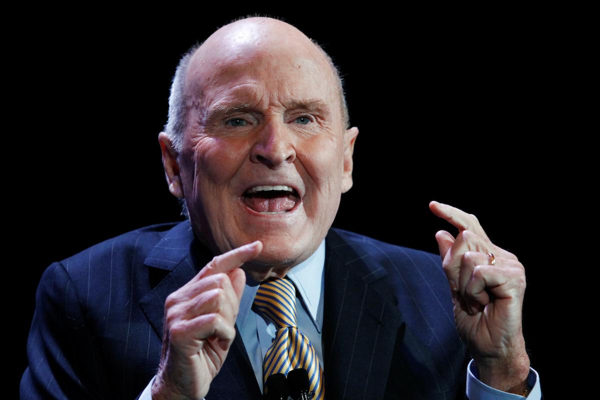 Jack Welch, Former GE Chairman and CEO, Dies at 84