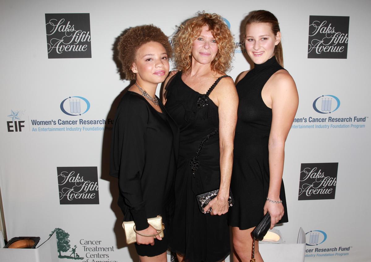 Actress Kate Capshaw (C), and daughters Mikaela George Spielberg (L) and Destry Allyn Spielberg (R) attend EIF Womens Cancer Research Funds 16th Annual An Unforgettable Evening presented by Saks Fifth Avenue at the Beverly Wilshire Four Seasons Hotel on May 2, 2013 in Beverly Hills, Calif. (Joe Scarnici/Getty Images for EIF)