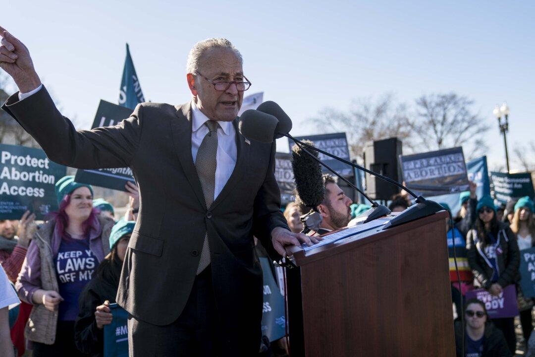 Schumer Appears to Threaten Supreme Court Justices Over Abortion