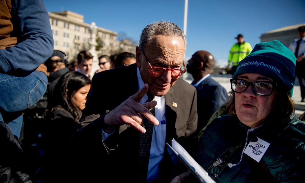 Schumer Hit With Mounting Ethics Complaints for Supreme Court Comment