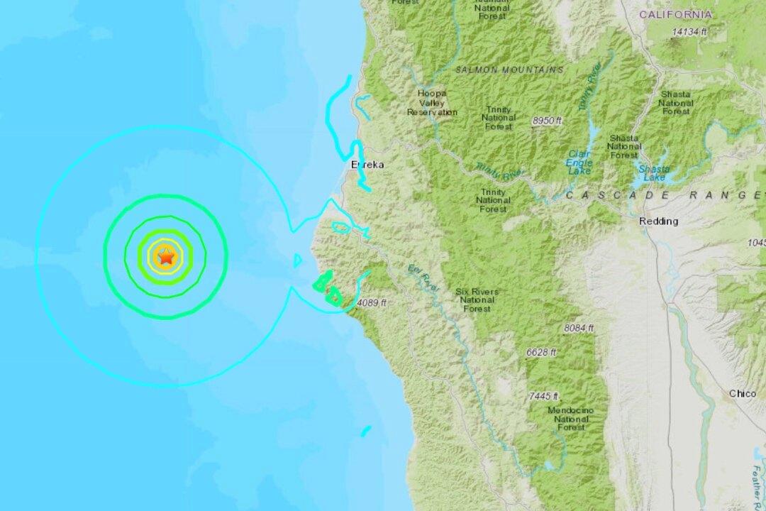 5.8 Magnitude Earthquake Strikes Off Coast of Northern California