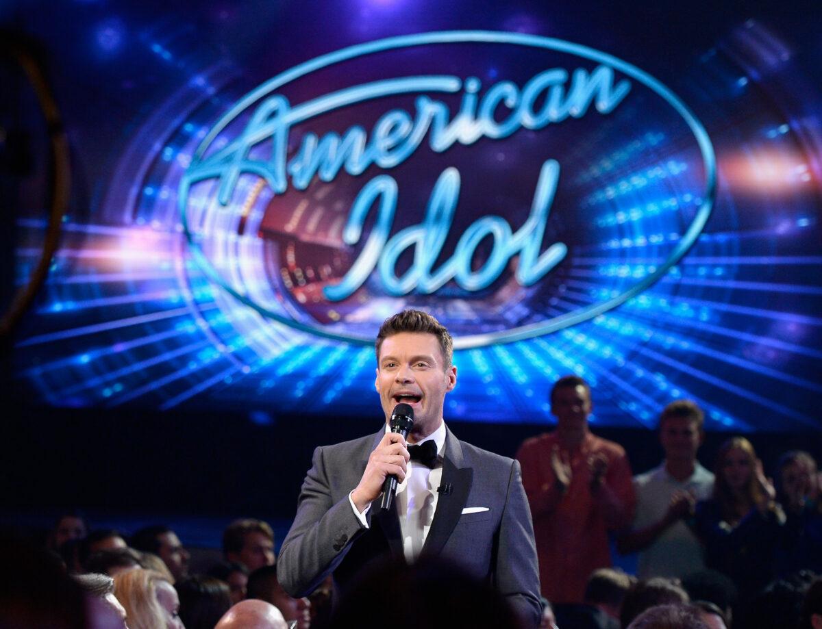 Host Ryan Seacrest on April 7, 2016 in Hollywood, California at Dolby Theatre in Hollywood, California. (Kevork Djansezian/Getty Images)