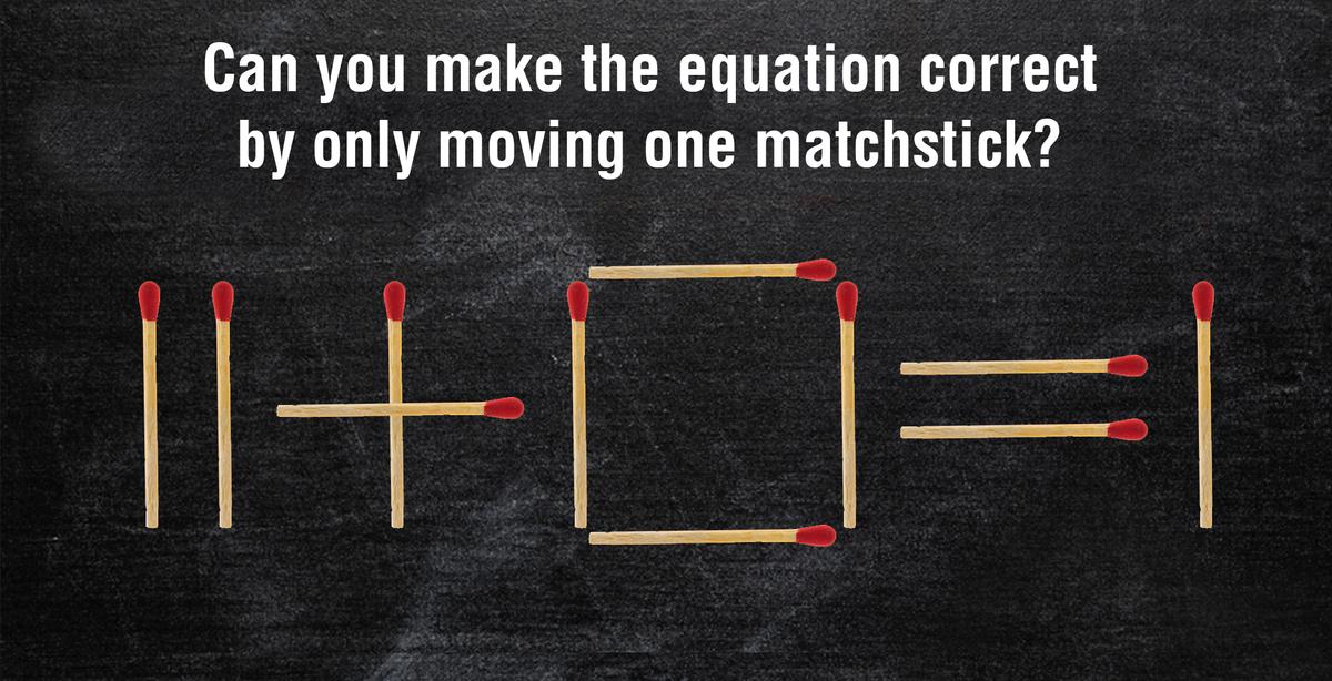 Can You Solve These Crafty Matchstick Brainteasers? Put Your Abstract-Reasoning Skills to the Test