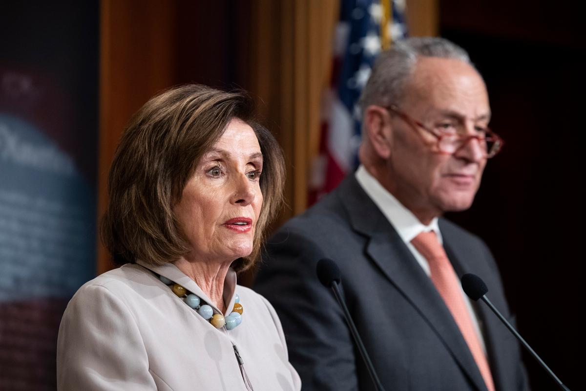 Pelosi and Schumer Want Emergency Relief Bill for Small Businesses to Include Aid to States and Hospitals