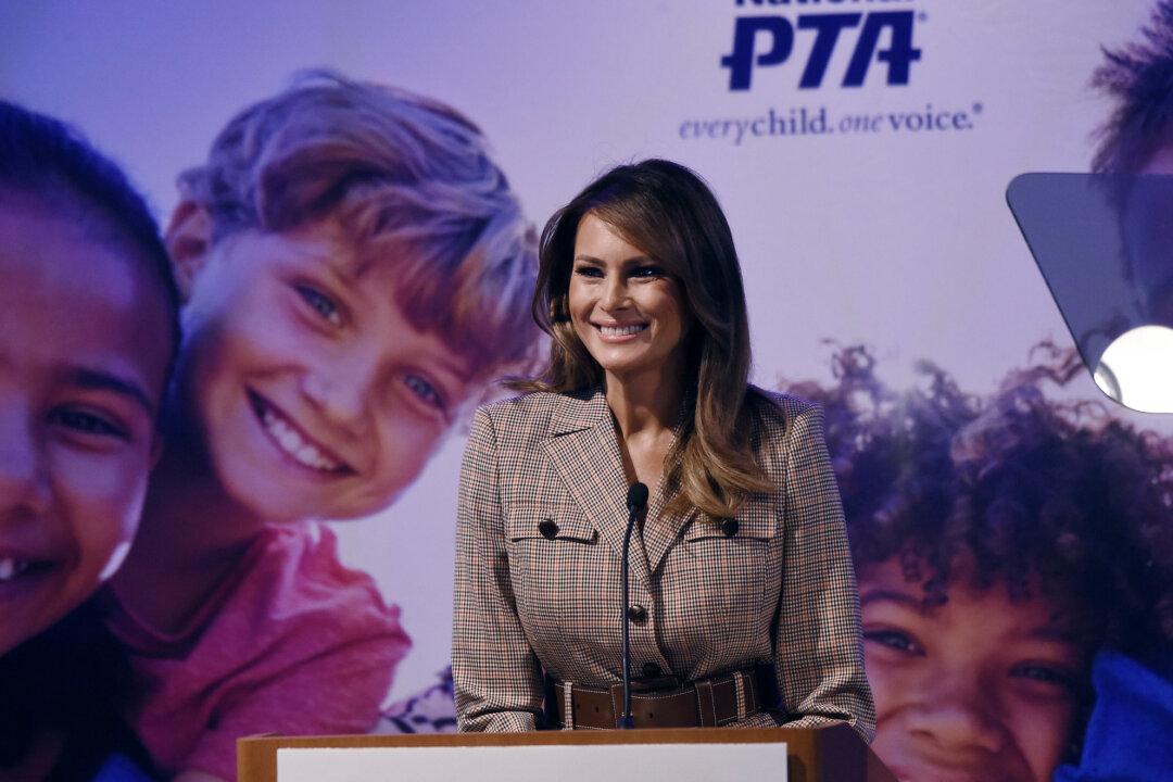Melania Trump Speaks at PTA Conference, Urges Anti-Cyberbullying Efforts