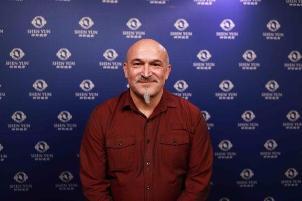 Mark Jelic attends Shen Yun Performing Arts at the Capitol Theatre in Sydney, Australia, on March 13, 2020. (NTD Television)