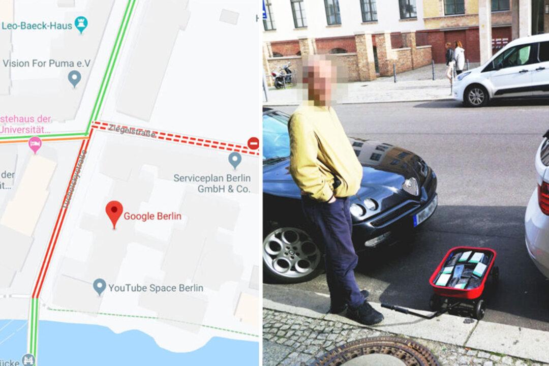 Man ‘Hacks’ Google Maps by Faking Traffic Jams With a Cart Full of 99 Smartphones