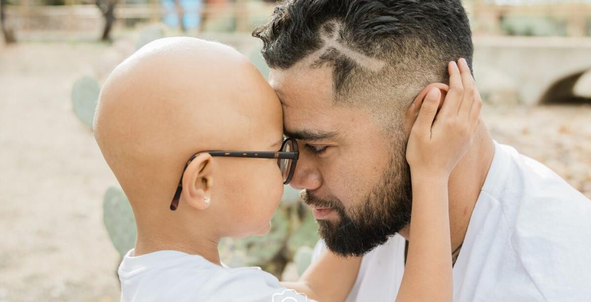 Dad Celebrates Birthday by Asking Daughter With Alopecia to Shave His Head