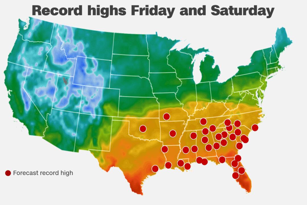South Set to Sizzle in Summer-Like Heat Through the Weekend