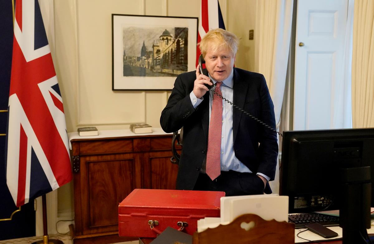 UK Prime Minister Boris Johnson Tests Positive for CCP Virus