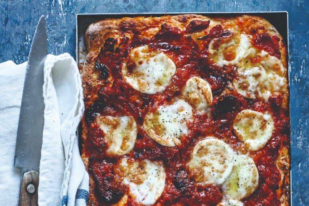 Soda Bread Pizza With Delicious Toppings