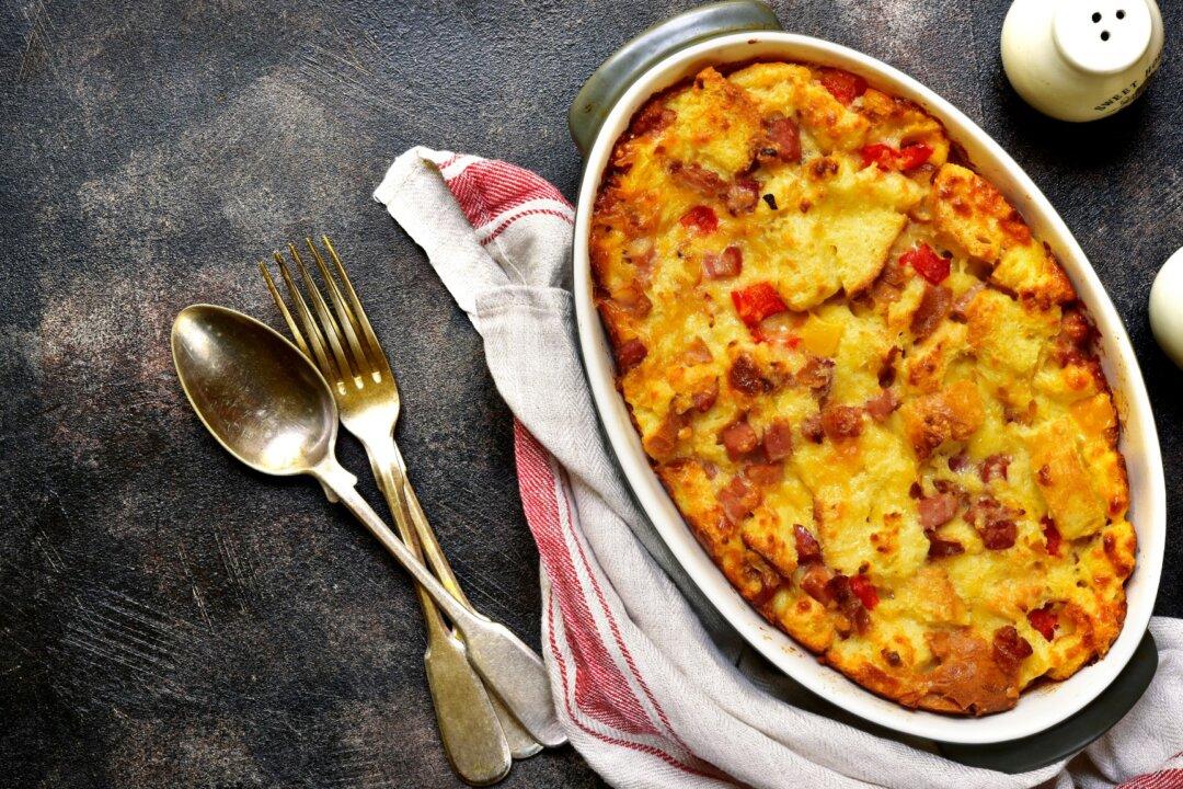 Savory Sausage and Cheese Bread Pudding