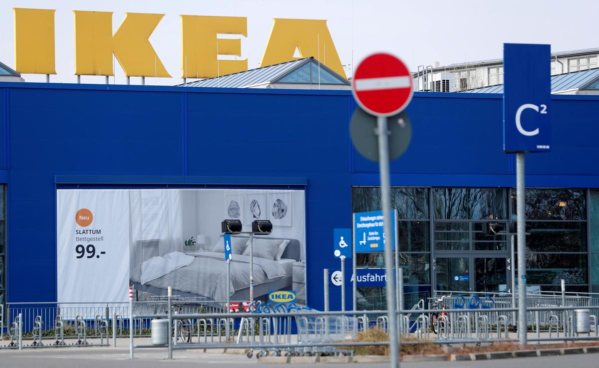 An IKEA store is pictured after nationwide all IKEA stores were closed because of the COVID-19 pandemic in Berlin, Germany, on March 17, 2020. (Fabrizio Bensch/File Photo/Reuters)