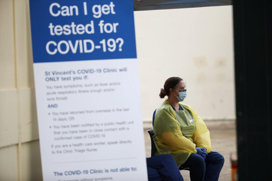 Australia Opens Pop-Up CCP Virus Test Clinic at Bondi Beach