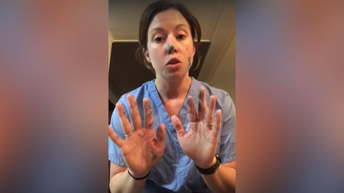 This Nurse Demonstrates Just How Fast Germs Spread Even If You’re Wearing Gloves