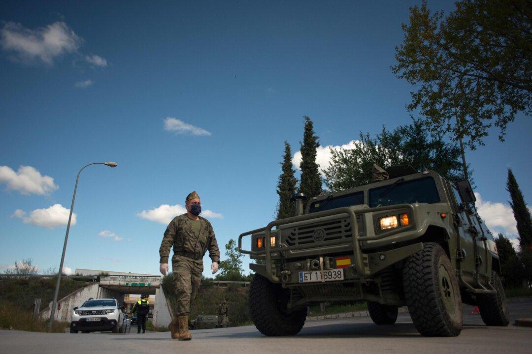 Spain’s Daily CCP Virus Death Toll Falls for Second Day in Row